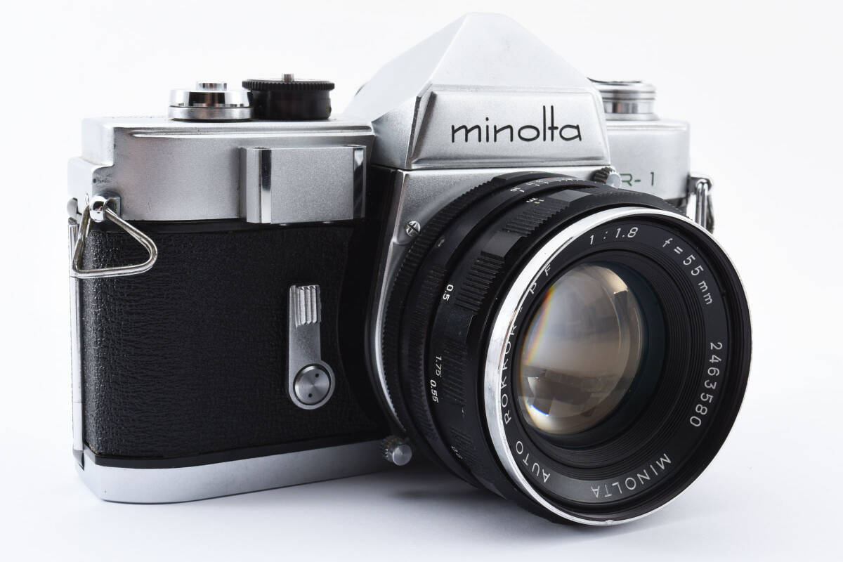3641 【並品】 Minolta Sr-1 Film Camera Auto Rokkor-Pf 55Mm F/1.8 ミノルタ MFフィルムカメラ MF単焦点レンズ 0514_画像3