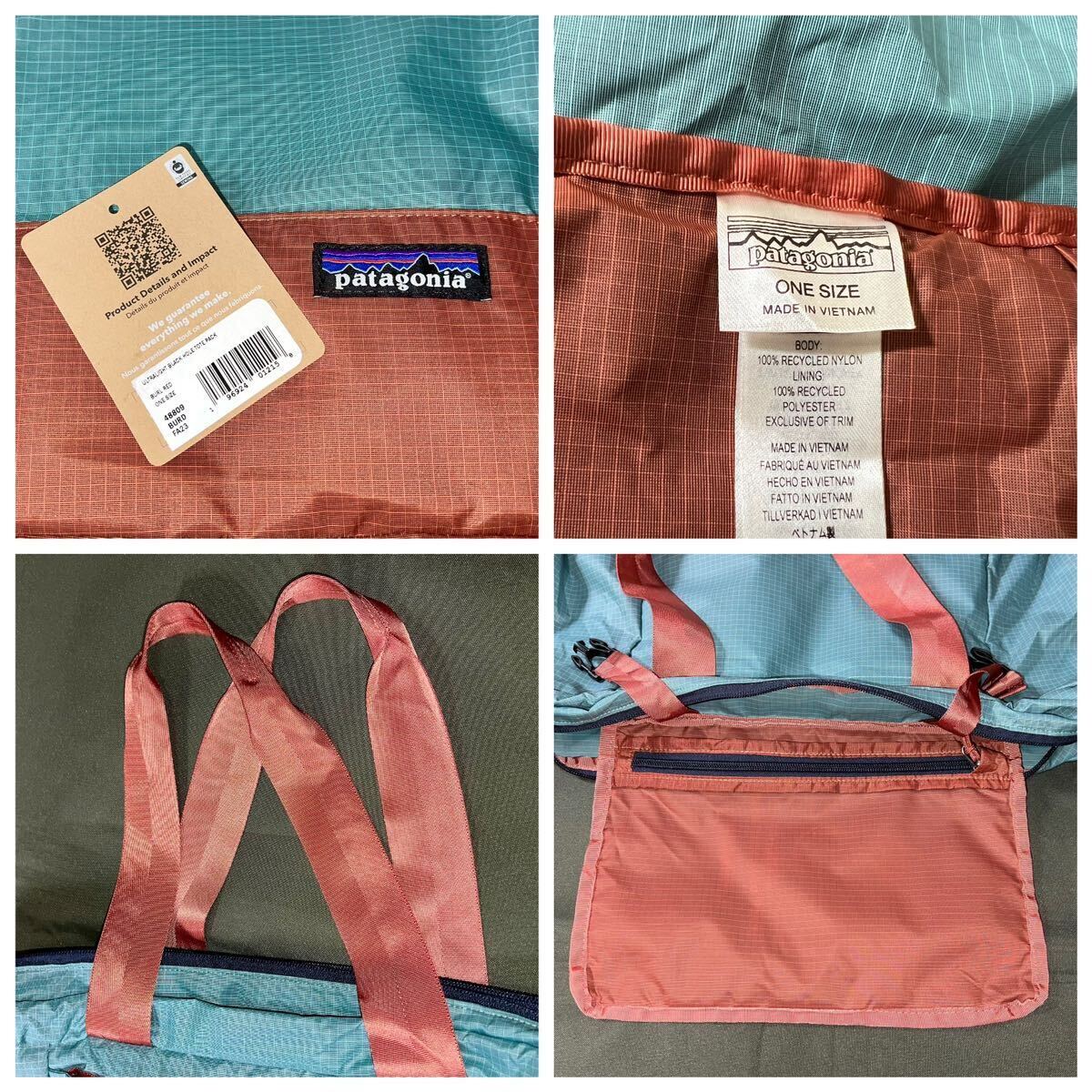 中古美品パタゴニア patagonia ウルトラライト・ブラックホール・トート・パック 27L 2WAY トート送料無料_画像10