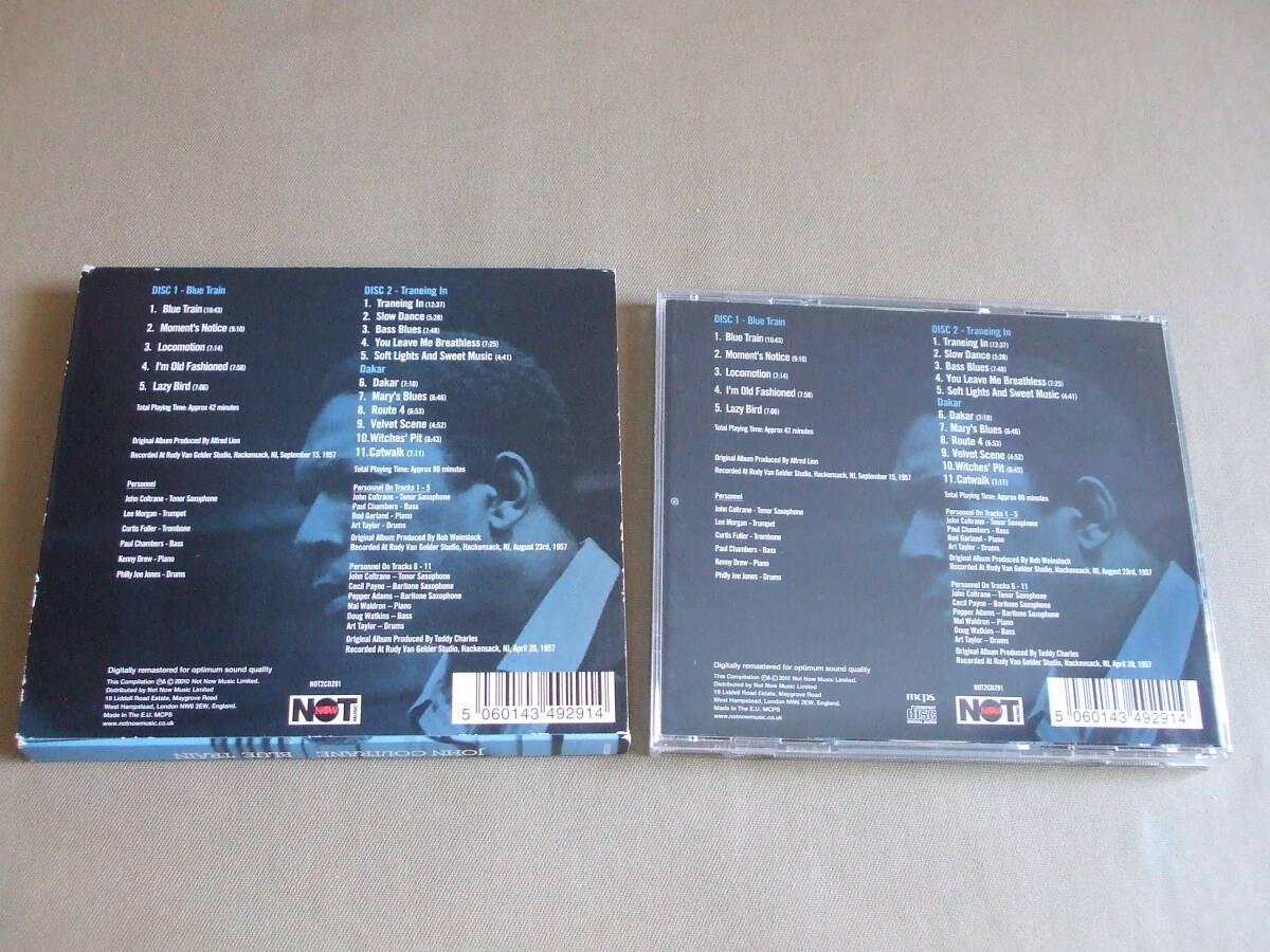 ジョン・コルトレーン / 3アルバムを収録 2枚組CD [ ブルー・トレイン] 帯付き / 1957年録音 3作品「Blue Train」「Traneing In」「Dakar」_画像2
