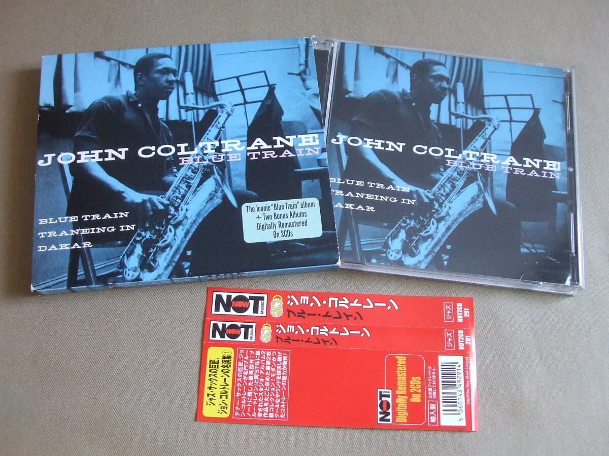 ジョン・コルトレーン / 3アルバムを収録 2枚組CD [ ブルー・トレイン] 帯付き / 1957年録音 3作品「Blue Train」「Traneing In」「Dakar」_画像1