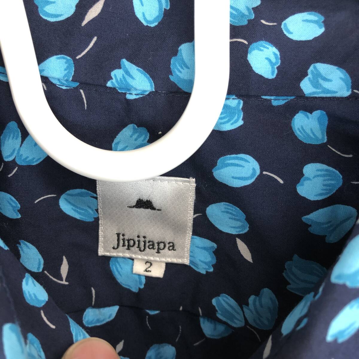 Jipijapa ヒピハパ 半袖ボタンシャツ 2サイズ コットン JP21501-03 日本製_画像3