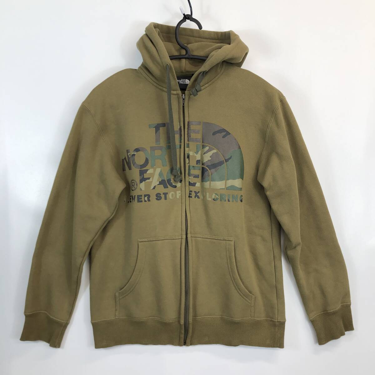 THE NORTH FACE ノースフェイス カモフラージュロゴフルジップ THE NORTH FACE ノースフェイス カモフラージュロゴフルジップ