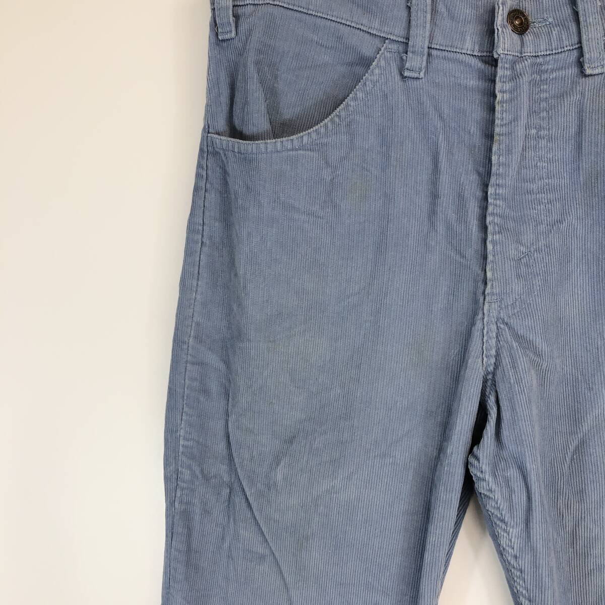 80s 83年 リーバイス 519 519-1512 コーデュロイパンツ サックス 80s 83年 リーバイス 519 519-1512 コーデュロイパンツ サックス