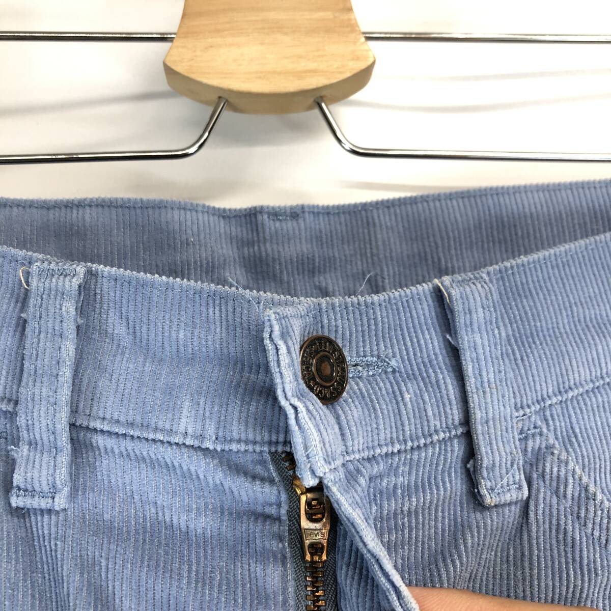 80s 83年 リーバイス 519 519-1512 コーデュロイパンツ サックス 80s 83年 リーバイス 519 519-1512 コーデュロイパンツ サックス
