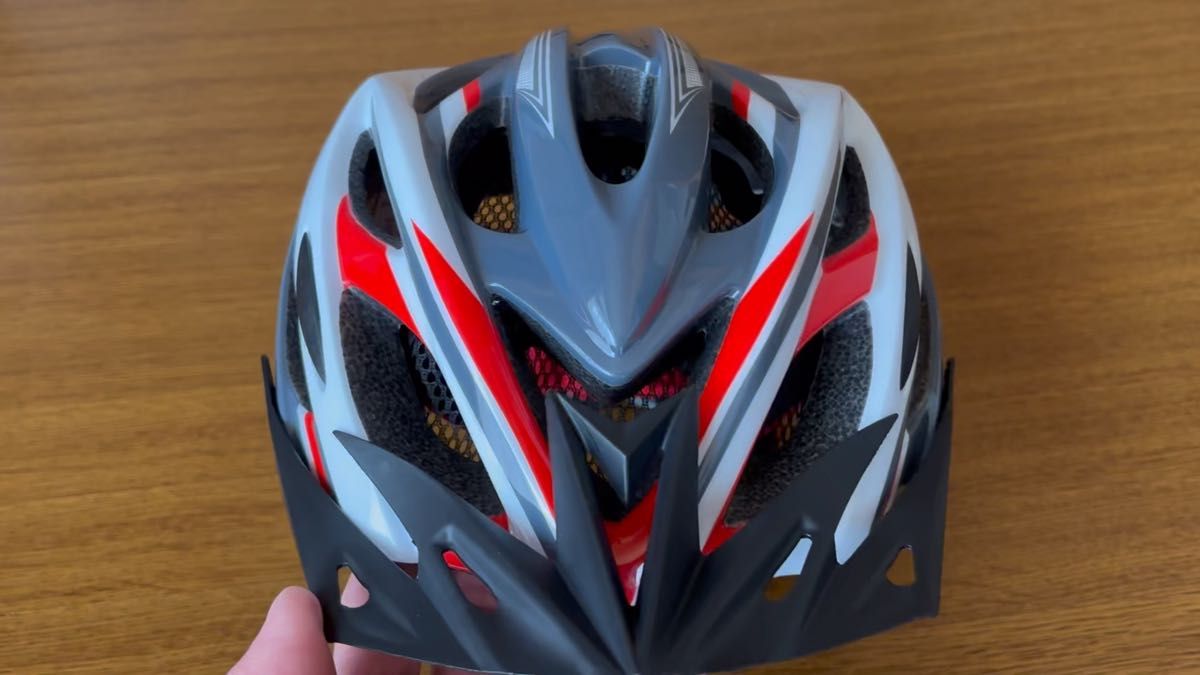 BASECAMP 自転車 ヘルメット サンバイザー付き サイクリング