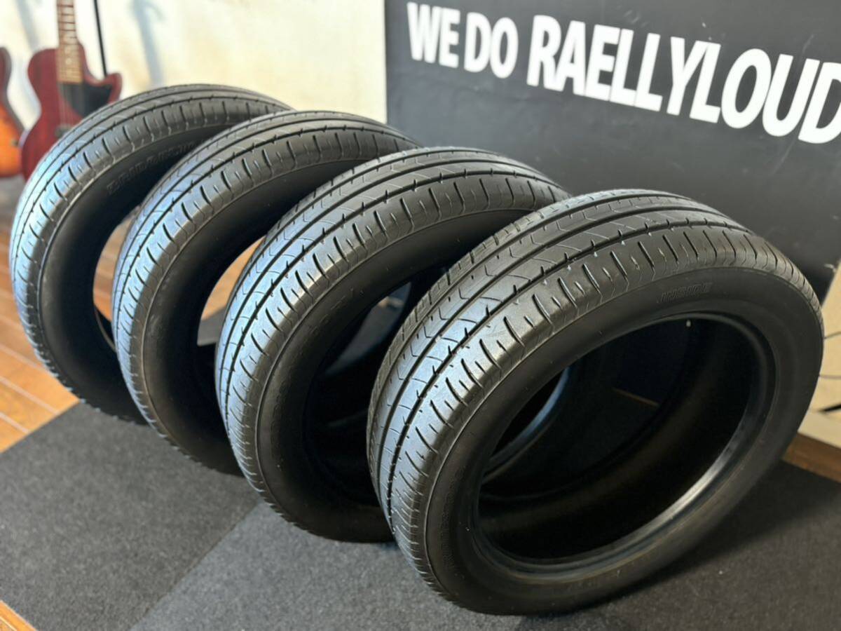 ☆送料無料☆ブリヂストン エコピア NH100RV 205/55R17 中古4本セット ヒビ有りの画像2