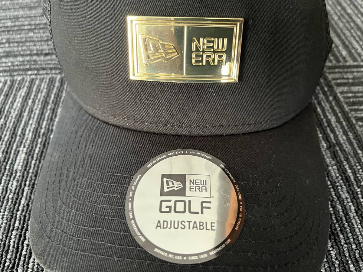 [ beautiful goods ] New Era Golf cap 940AFTR METAL BOX LOGO BLK