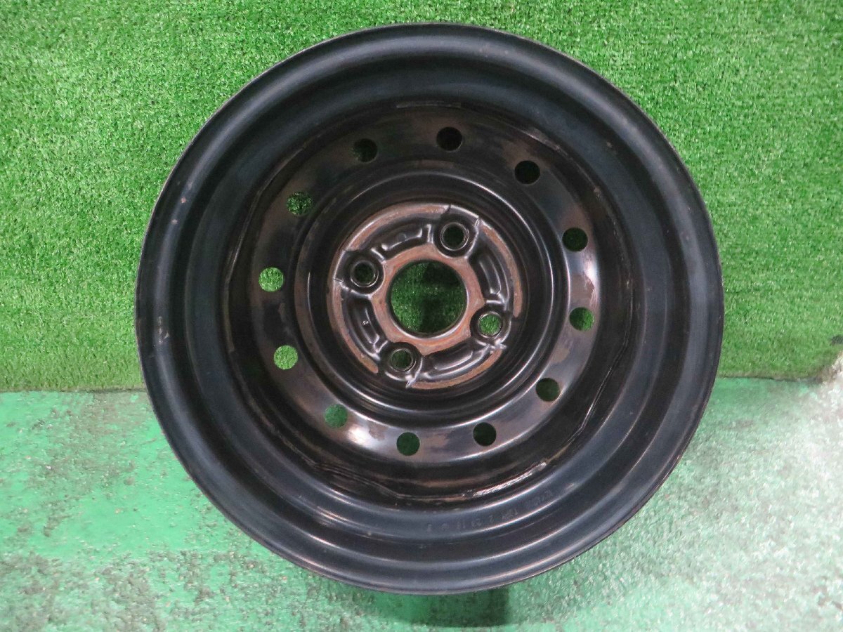 スズキ純正スチールホイール 12 × 4.0J　 4/100 Φ約54mm　中古４枚セット 《キャリイetc...》_画像7