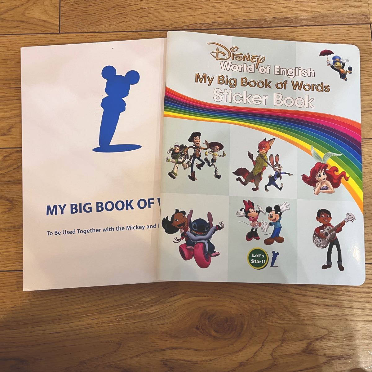 新品未開封　MY BIG BOOK  OF WORDS  DWE ディズニー