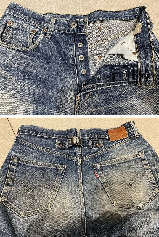 希少 廃盤 LEVIS リーバイス 90s 日本製 702XX BIG-E JEANS シンチバック デニムパンツ W32L34 ビッグE MADE IN JAPAN LVC 00s Y2K 30s_画像4