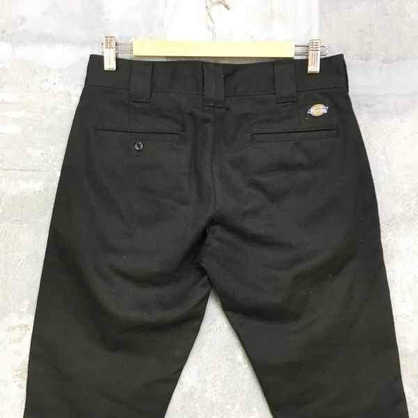 美品■Dickies/ディッキーズ 膝下丈 クロップドパンツ ハーフパンツ 黒 ズボン パンツ デニム ブラック 28 メンズ パンツ ｃ1014K30_画像4