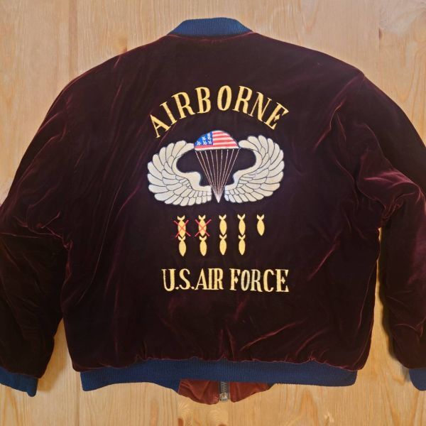 1980\'s~ USAF другой . Hsu алый a жакет милитари б/у одежда Vintage America армия вооруженные силы США оригинал страйкбол 
