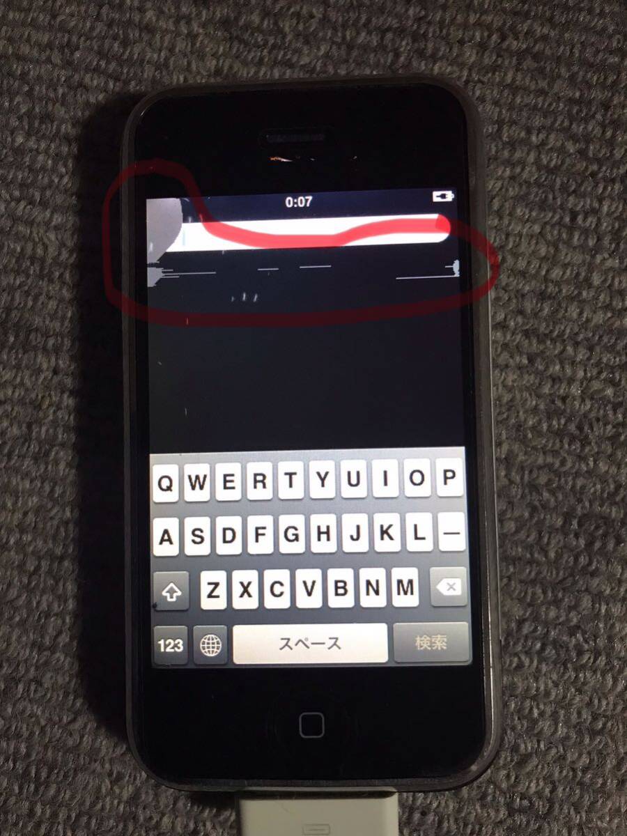 ジャンク Apple iPhone 2G (初代iPhone) 16GB iOS 3.1.3_画像3