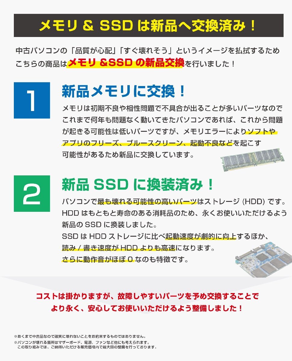 【メモリ・SSDは新品交換済み！】DELL デル OptiPlex3060 デスクトップ パソコン Core i5 第8世代 8GB 256GB SSD Windows10 pro_画像8