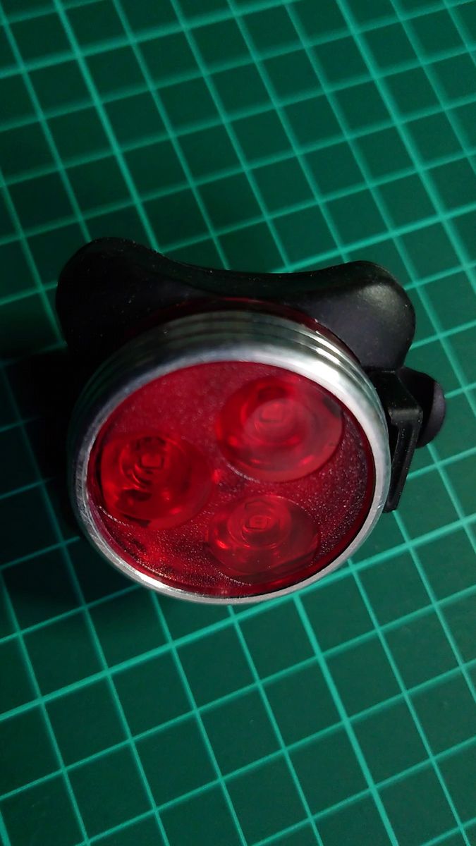 USB充電式自転車3点滅“LED”テールライト/赤色ランプ#Bike Tail Light#LED赤色テールランプ●×1台