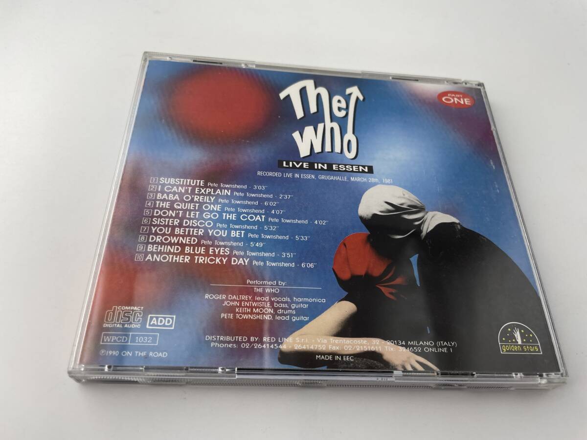  Live In Essen Part One ライブ　CD　ザ・フー The Who 2H30-05: 中古_画像3