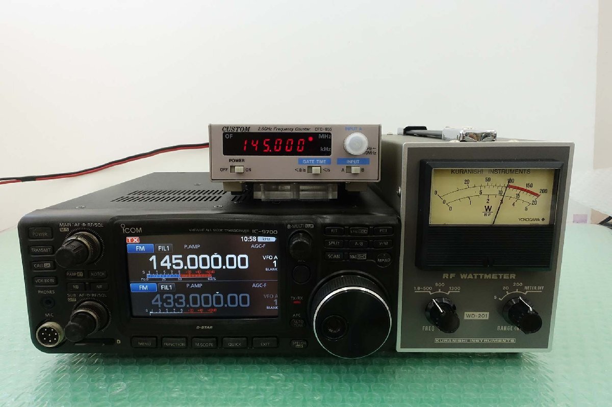 IC-9700【ICOM】144/430/1200MHz(オールモード） 100W/75W/10W(EME改造）　現状渡し品_画像6