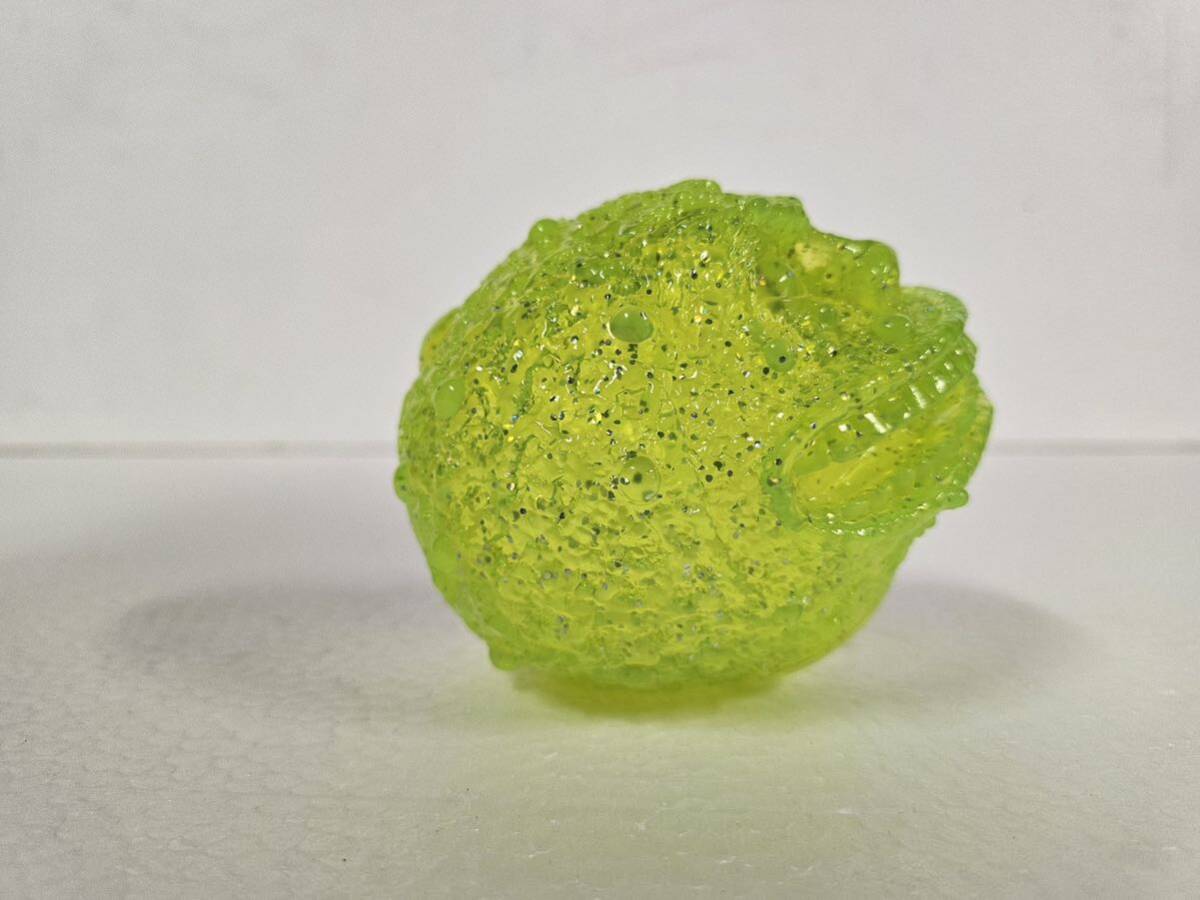 ソフビ Sofubi NAGNAGNAG NAGBALLS クリアー ラメ 蛍光 Lime_画像4