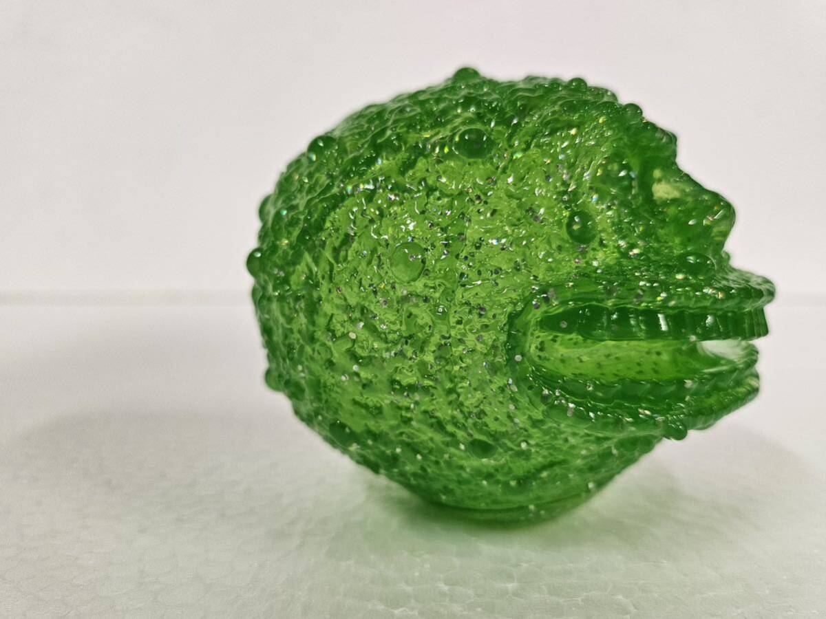 ソフビ Sofubi NAGNAGNAG NAGBALLS クリアー ラメ GREEN_画像3