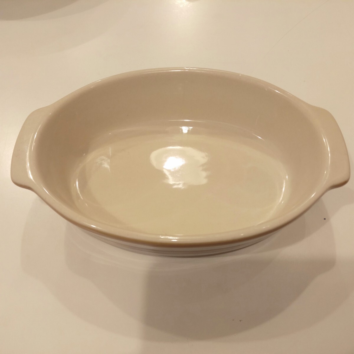 グラタン皿 食器 約15cm ×10cm_画像1