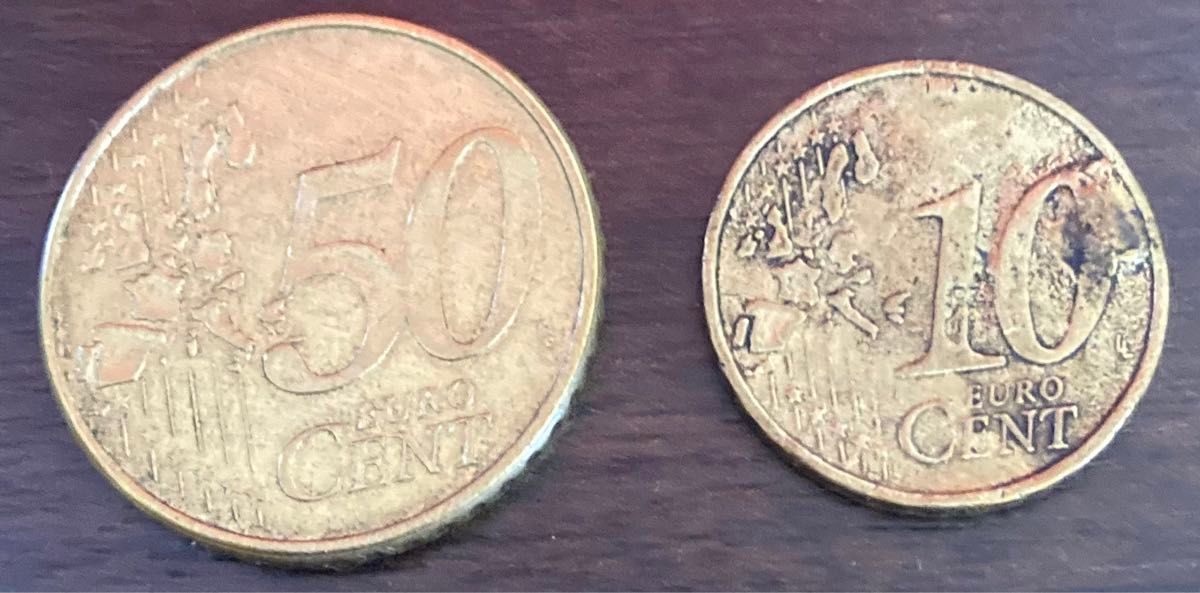 ドイツ ユーロセント 旧硬貨 2枚セット