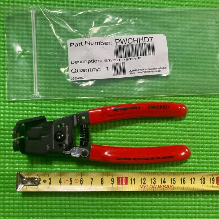 Snap-on Snap-on клещи для снятия изоляции электропроводка шелушение .PWCHHD7 новый товар новая модель 