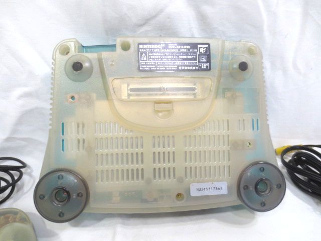 ◆任天堂 Nintendo 64 スケルトン コントローラー 64GBパック付き 電源無し◆NUS-001/NUS-005/NUS-019_画像5