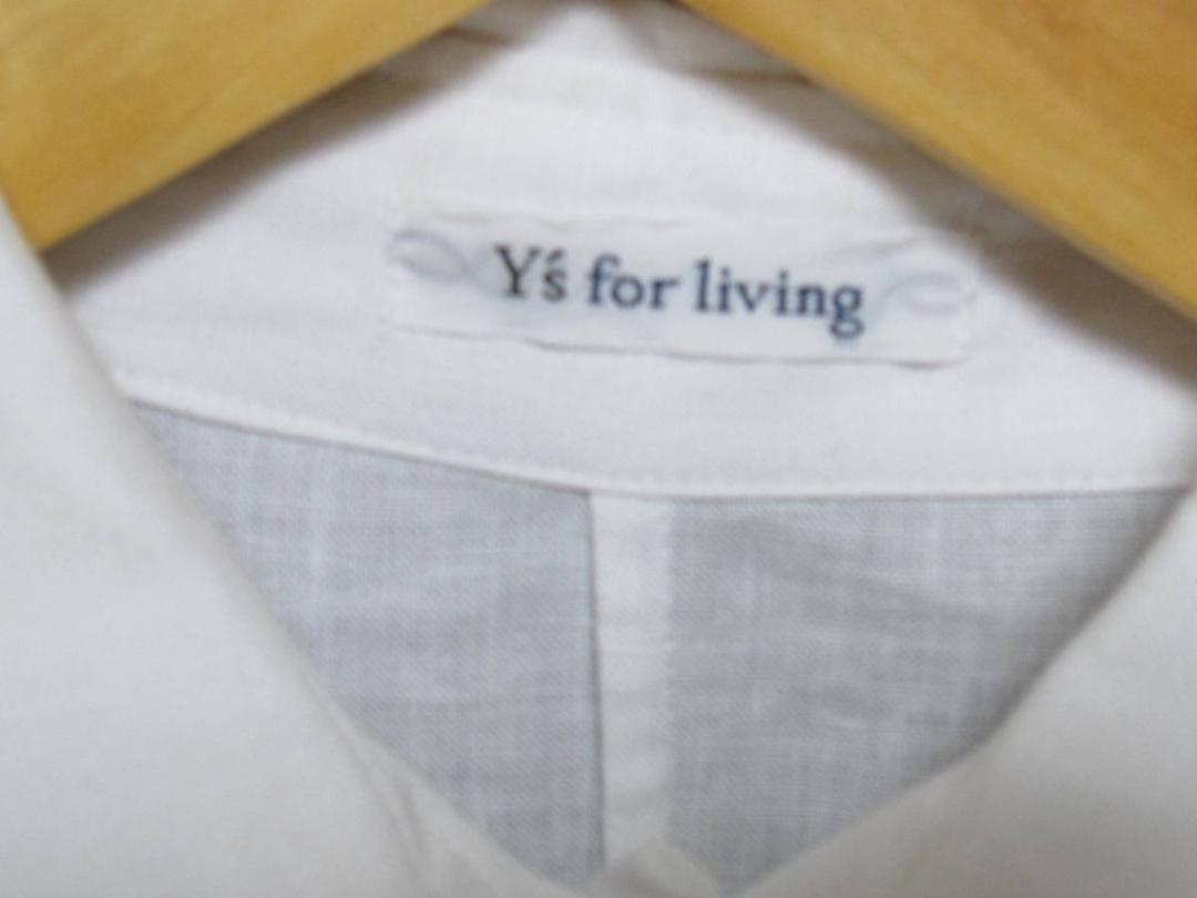 Y\'s wise Yohji Yamamoto shirt blouse flax white KS29