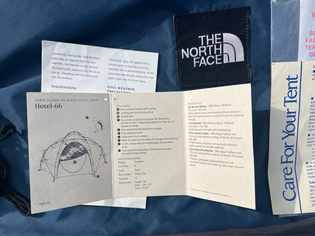 THE NORTH FACE ザノースフェイス HOTEL66 ホテル66 ビンテージ THE NORTH FACE ザノースフェイス HOTEL66 ホテル66 ビンテージ