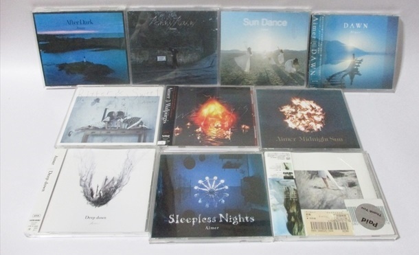 ◆◆ Aimer エメ ◆◆ CD セット After Dark Penny Rain Walpurgis DAWN SUN Dance DEEP Down bitter＆Sweet Midnight SUN _画像1