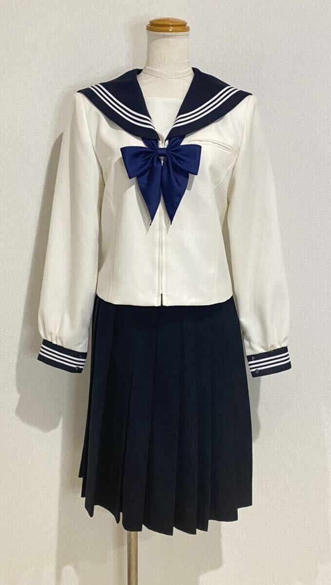  sailor suit # woman # uniform # school uniform # winter clothes # cosplay # eggshell white 