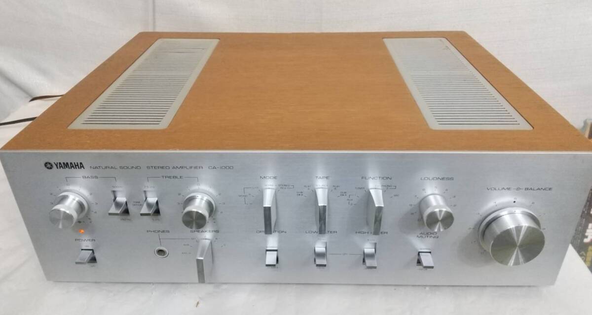 動作品 YAMAHA プリメインアンプ CA-1000_画像1