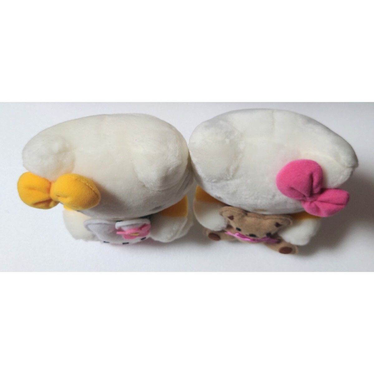 送込 非売品 エイコー EIKOH クレーンゲーム プライズ ハローキティ Hello Kitty ミミィ Mimmy 双子 ウサギ クマ 抱っこ ぬいぐるみ 2000年の画像5