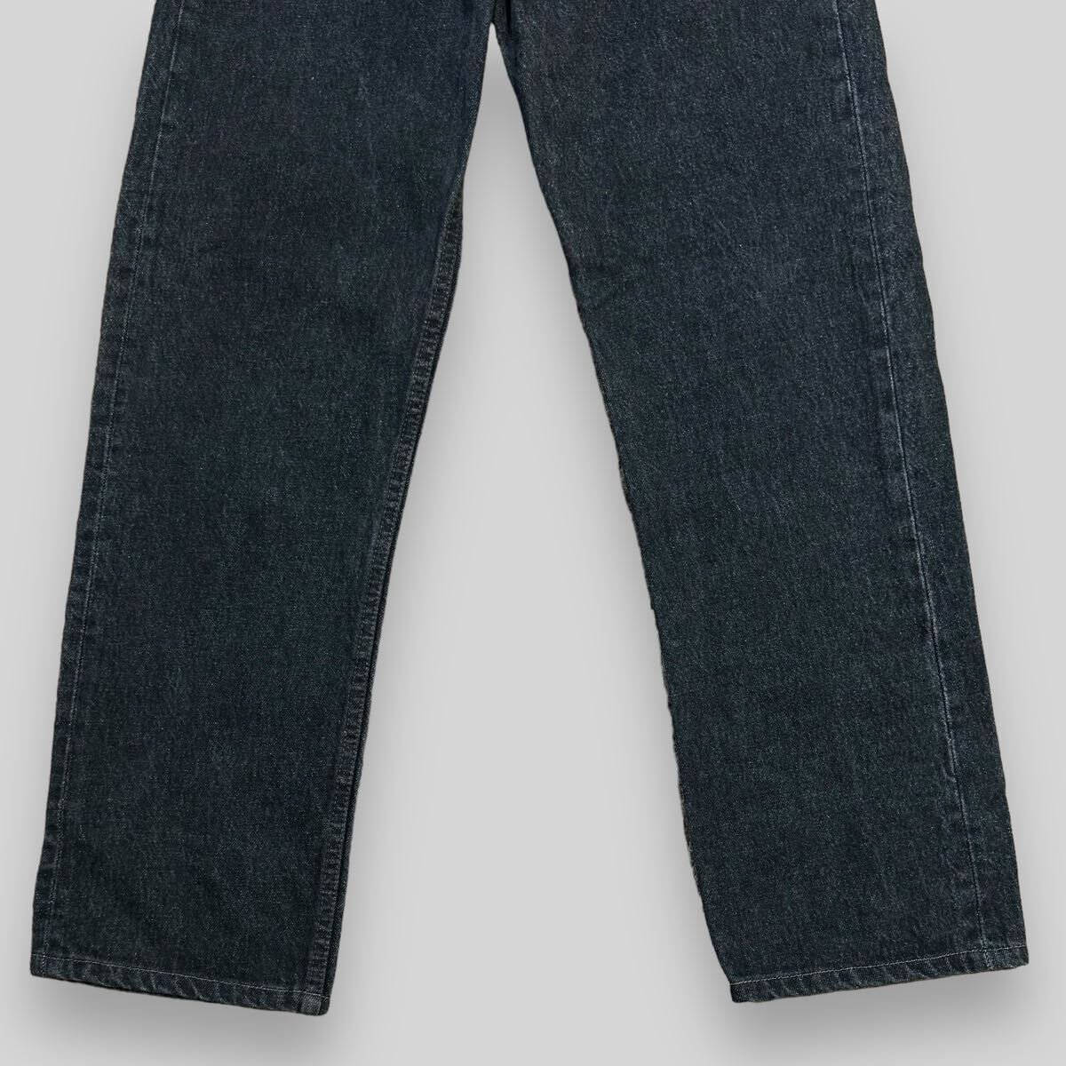 【美品】 80s リーバイス Levi's USA製 501 先染め 黒 ブラック デニムパンツ W30 501-0658 アメリカ製 ヴィンテージ ビンテージ 80年代_画像4