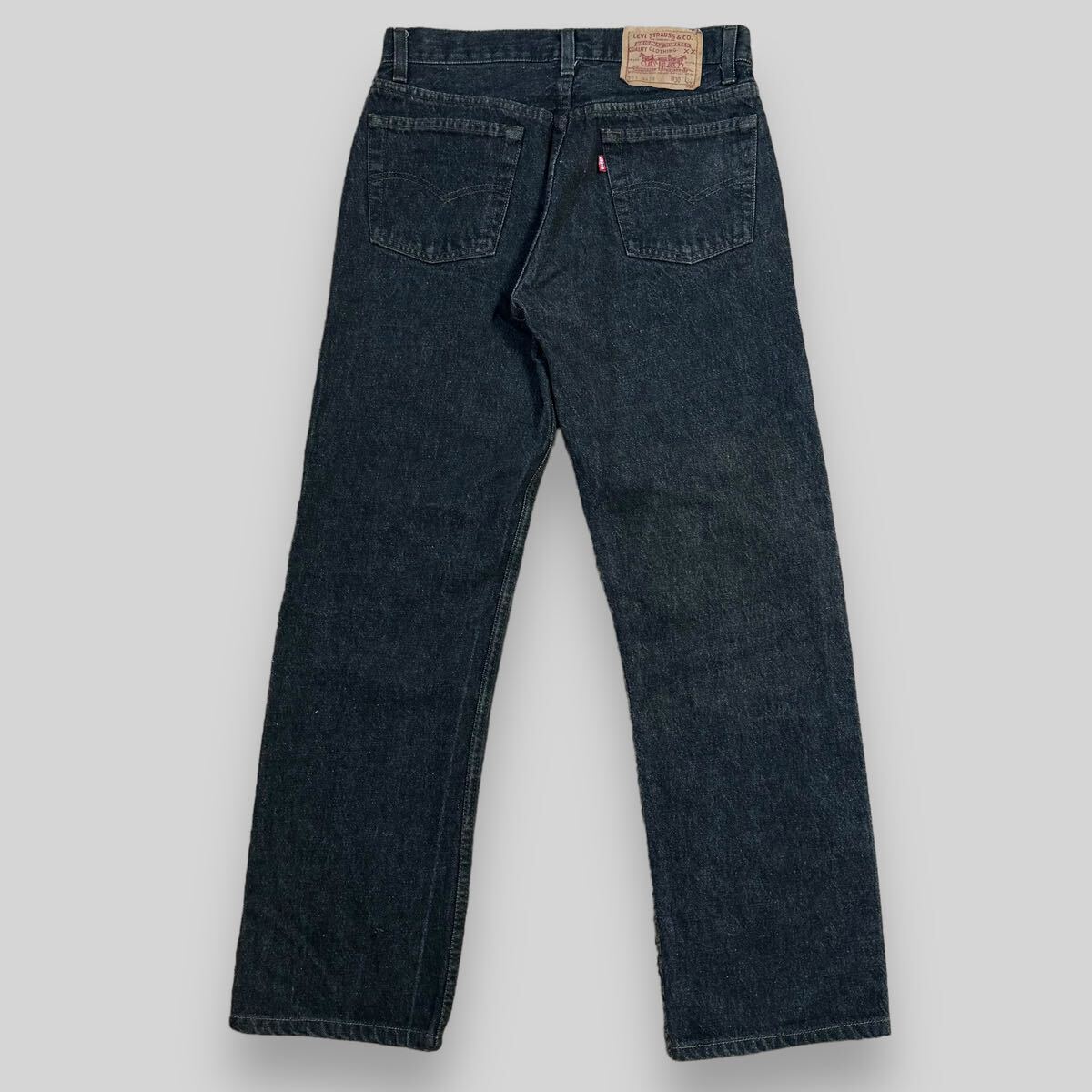 【美品】 80s リーバイス Levi's USA製 501 先染め 黒 ブラック デニムパンツ W30 501-0658 アメリカ製 ヴィンテージ ビンテージ 80年代_画像2