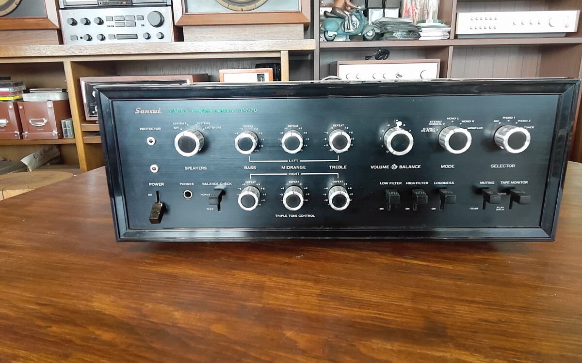 サンスイ SANSUI プリメインアンプ　AU-777D_画像2