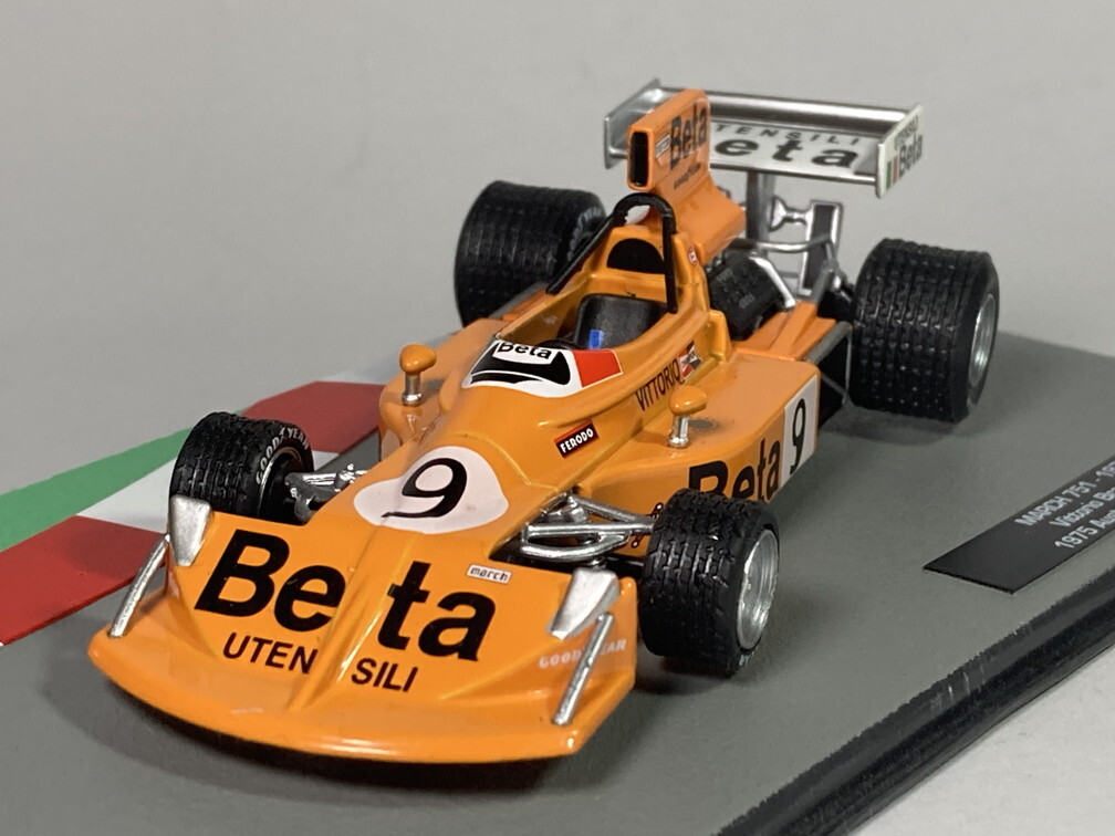  March March 751 Vittorio Brambilla 1975 Austrian GP 1/43 -tia Goss чай niDeagostini F1 механизм коллекция 