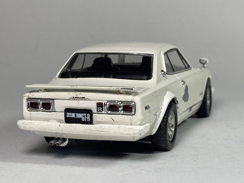 [ジャンク] ハコスカ Nissan Skyline 2000GT-R 1/43 - エブロ EBBRO_画像6