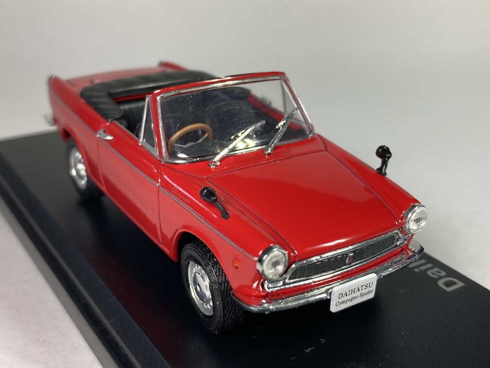 ダイハツ コンパーノ スパイダー Daihatsu Compagno Spider (1967) 1/43 - アシェット国産名車コレクション Hachette_画像7