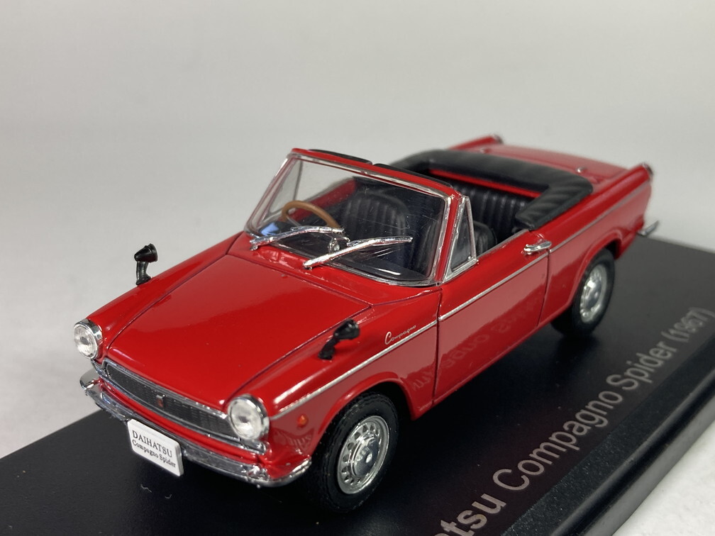 ダイハツ コンパーノ スパイダー Daihatsu Compagno Spider (1967) 1/43 - アシェット国産名車コレクション Hachette_画像2