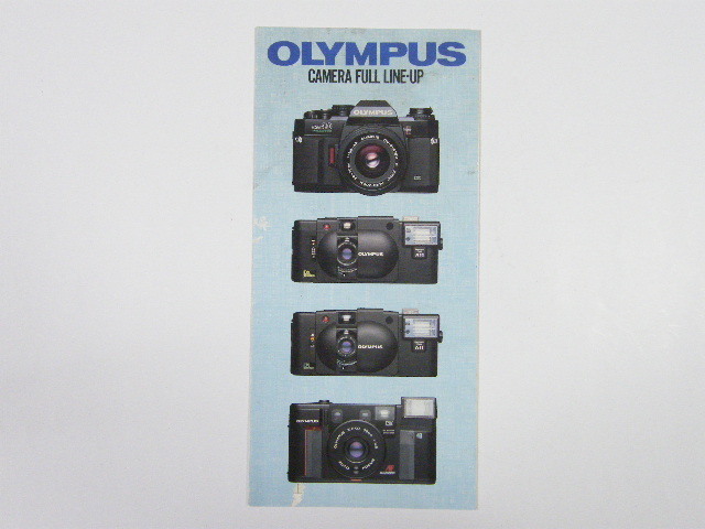 ◎ OLYMPUS OM-4、OM-3、OM-2SP、XA4、XA3、他 オリンパス 35ミリカメラ カタログ 1985年頃_画像1