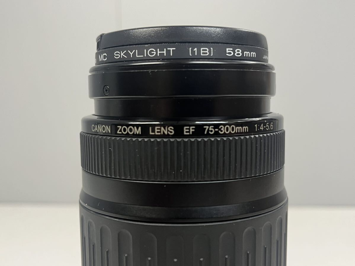 CANON キャノン ULTRASONIC ZOOM LENS EF 75-300mm 1:4-5.6カメラレンズ ウルトラソニック _画像4