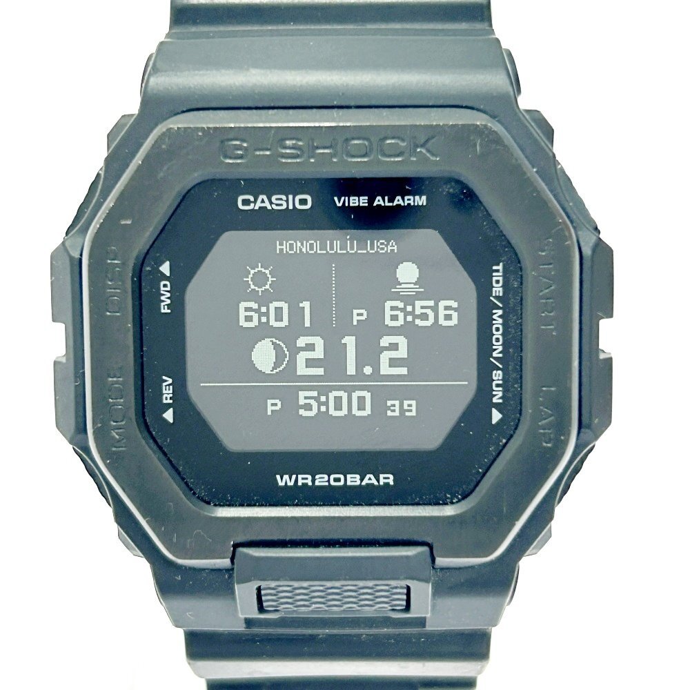【1円スタート】CASIO カシオ GBX-100 G-SHOCK Gライド モバイルリンク Bluetooth デジタル文字盤 クオーツ メンズ腕時計 266346の画像1