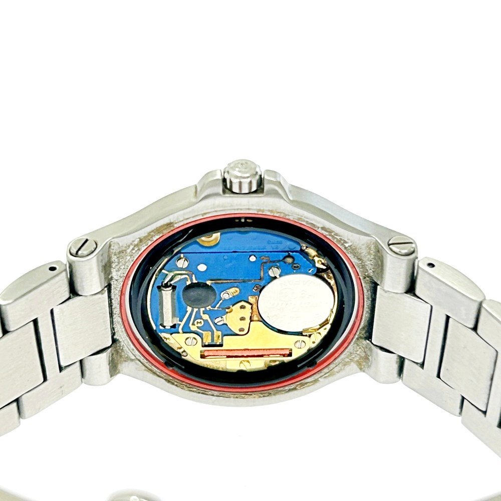[1 иен старт ][ с коробкой ]GUCCI Gucci 9040M SS черный циферблат кварц мужские наручные часы Junk 266154