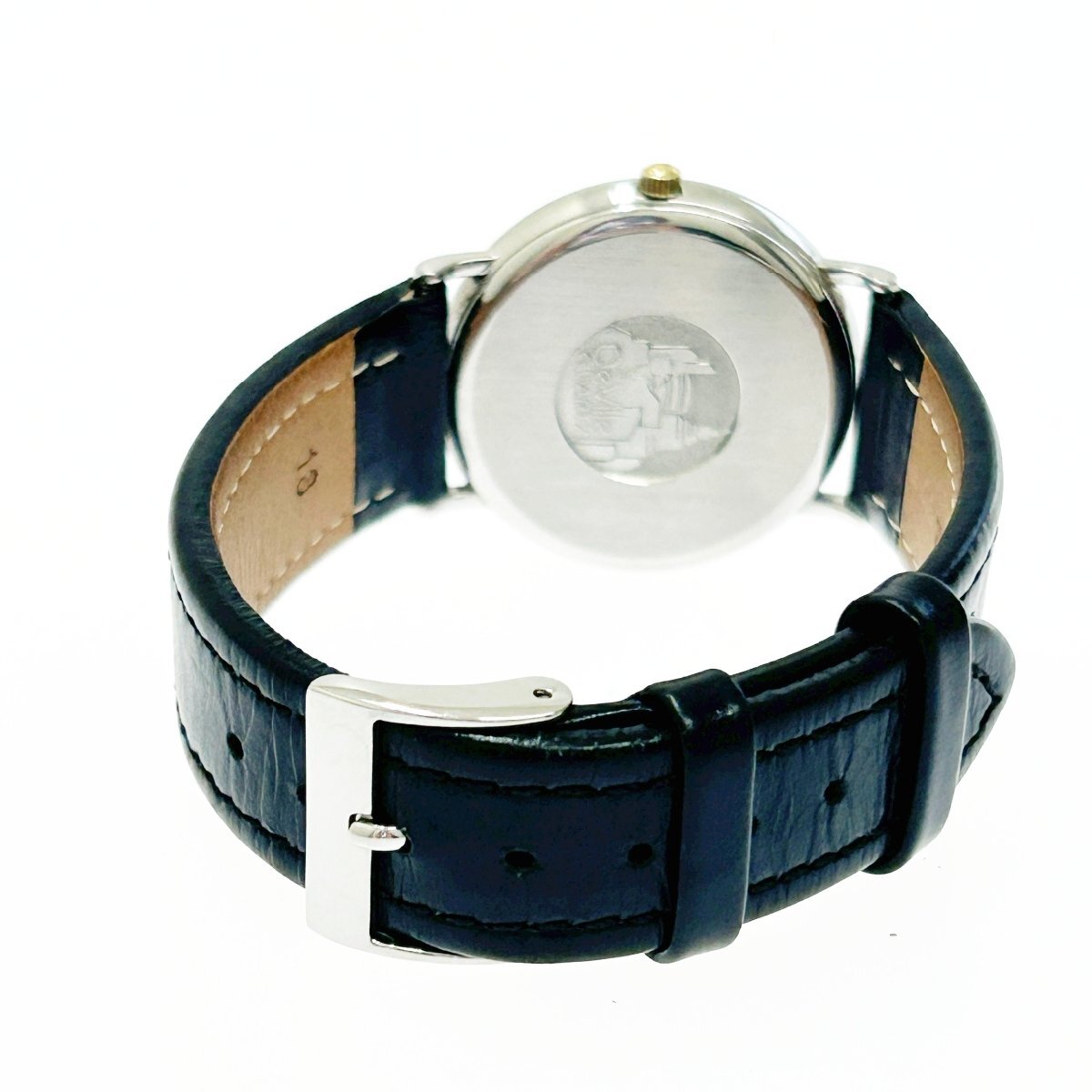 【1円スタート】OMEGA オメガ デビル SS ホワイト文字盤 クオーツ メンズ腕時計 ジャンク 266421の画像5