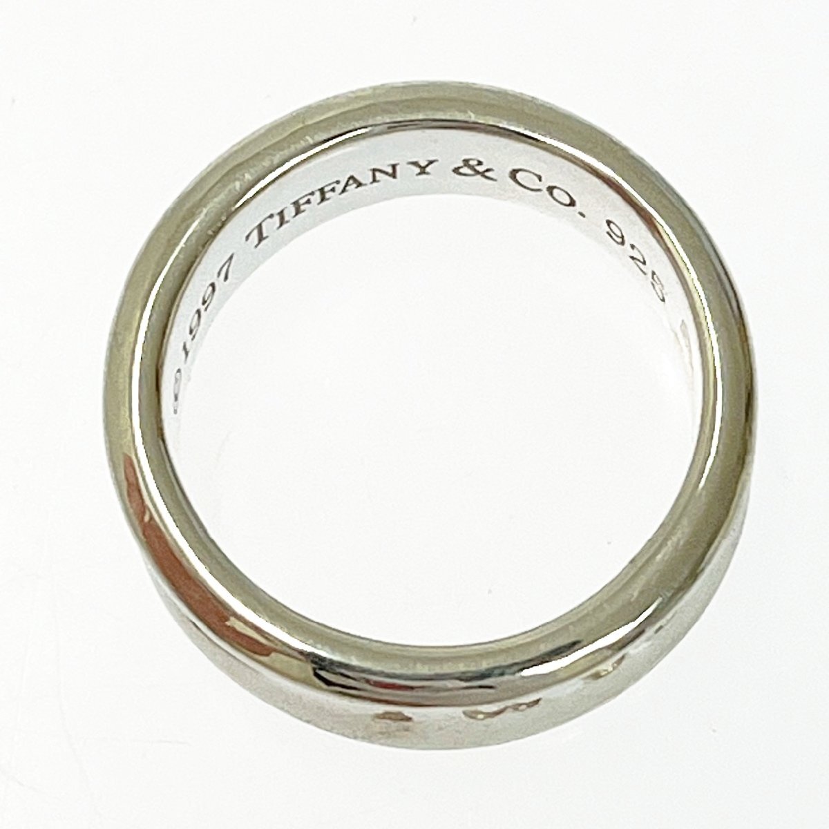 【1円スタート】TIFFANY & Co. ティファニー シルバー 1837 ナロー 6.2g 925刻印 指輪 リング 271547_画像5