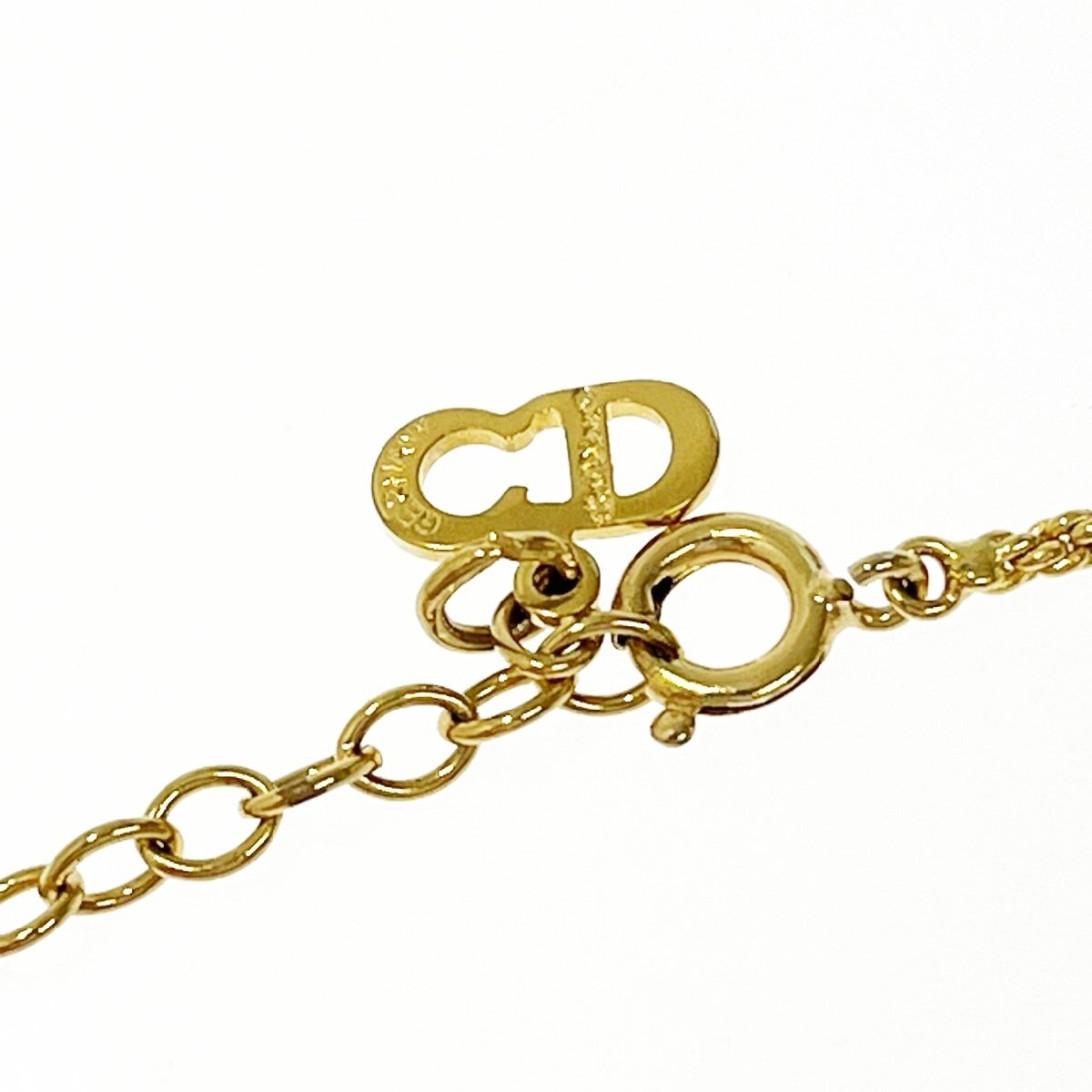【1円スタート】Christian Dior クリスチャンディオール GP CDロゴ ゴールド ネックレス 271465_画像6