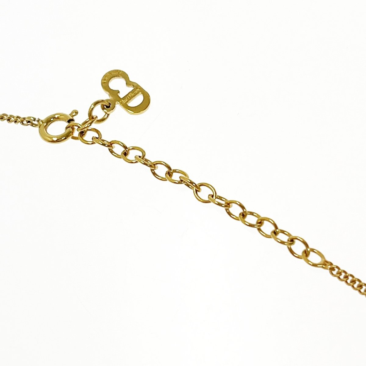 【1円スタート】Christian Dior クリスチャンディオール GP ハート CDロゴ ゴールド ネックレス 271549_画像5