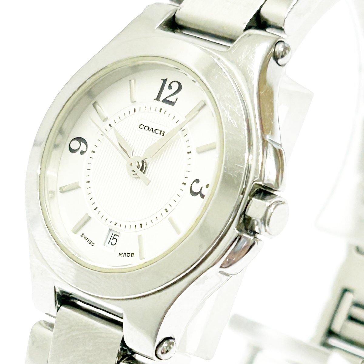 [1 иен старт ]COACH Coach 0155 SS серебряный циферблат кварц женские наручные часы 272984
