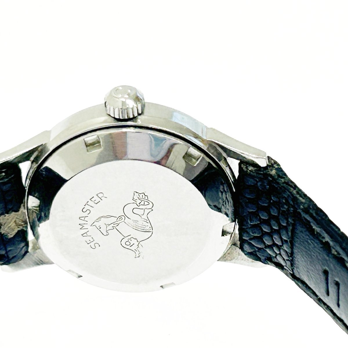 【1円スタート】OMEGA オメガ レディマティック SS シルバー文字盤 手巻き レディース腕時計 ジャンク 273011_画像6